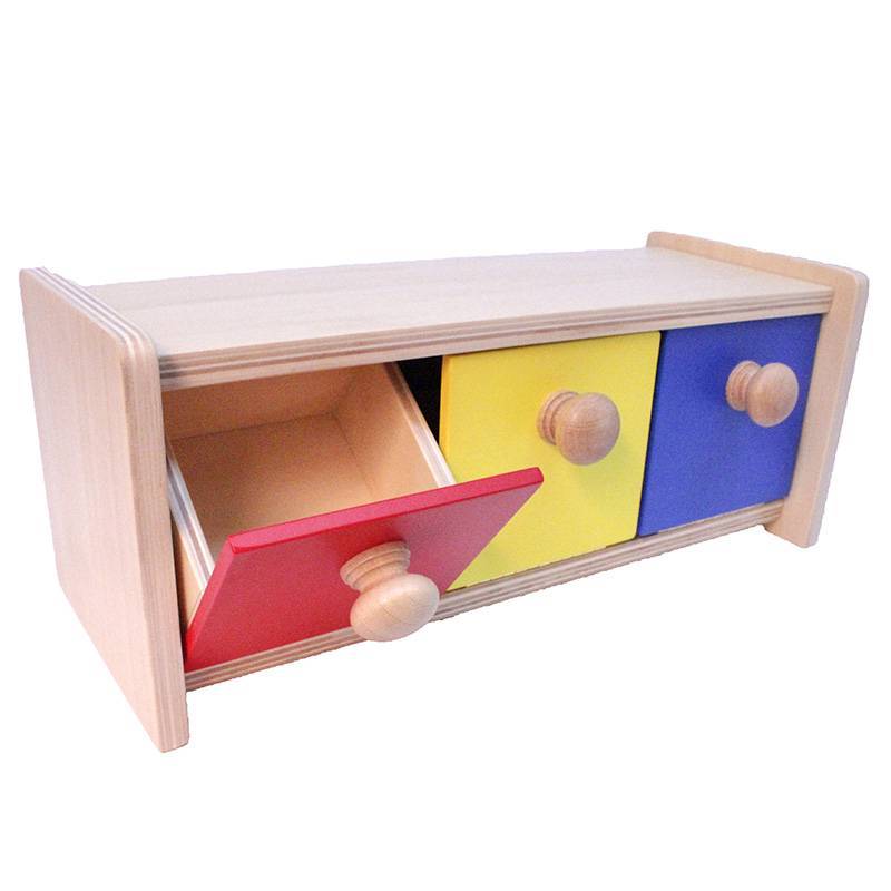 MÓDULO DE CAJONES EN COLOR- (0-3 AÑOS). EN CEI PEZQUEÑITOS